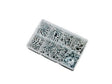 500pce 1/8"-3/16" Aluminium Blind Rivets & Washers Kit. Bright Zinc Plated. Kitmaster KM105166