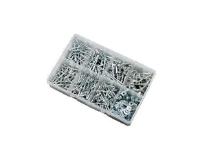 500pce 1/8"-3/16" Aluminium Blind Rivets & Washers Kit. Bright Zinc Plated. Kitmaster KM105166