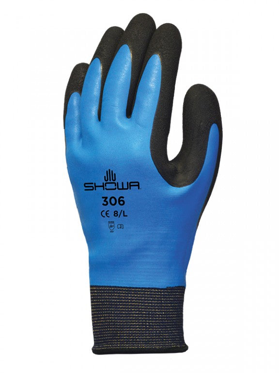 Size 9 (XL) Showa 306 Water Repelant Gloves SHO3064 (1 pair)