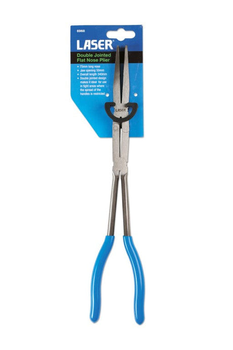 Laser 340mm Double Jointed Long Flat Nose Plier  6968