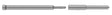 HMT Carbide Max200 2 Piece TCT Pilot Pin For 22-50mm Broaching Cutters 108050P-0600