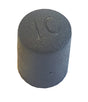 M8 x 13mm Black Plain Push On Plastic Stud / Studding Cap