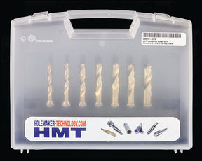 HMT Versa Drive 7 Piece HSS Drill Bit Set (5, 6.8, 8, 8.5, 10, 10.2 & 12mm) 209010-SET3