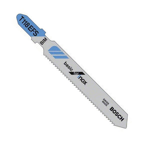 Bosch T118EFS 83mm Jigsaw Blades for Inox pack of 5 P/No 2 608 636 497