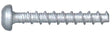 5.5 x 40 ITW SPIT Pan Head Torx Tapcon Screws, 4mm Hole, Max Fixture Thickness 15mm 603900