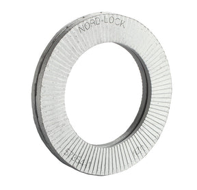 M4 4.4 x 7.6 x 1.8mm Nord-lock Steel Washer, Delta Protekt® coating NL4STEEL
