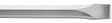 Bosch 35 x 520mm, 28mm Hexagon Shank Flat chisel for road breakers 1 618 600 206