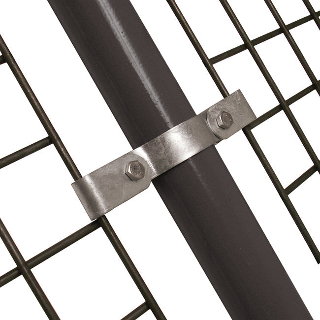 Double Mesh Clip C67 Size 7 (G32) Handrail Fitting, Galvanised (Kee Klamp Compatible 82-7)