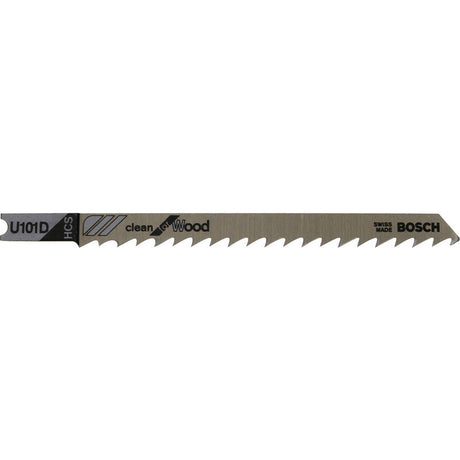 Bosch U101D 100mm Jigsaw Blade for wood 10-45mm (Pack Of 3) P/No. 2 608 637 723