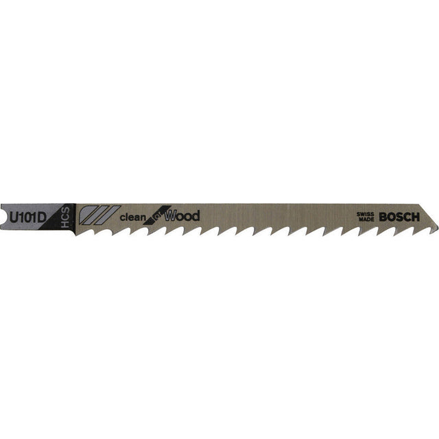 Bosch U101D 100mm Jigsaw Blade for wood 10-45mm (Pack Of 3) P/No. 2 608 637 723