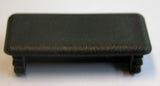 Black Unistrut P3/4240 Plastic End Caps 21mm x 41mm Shallow Channel