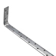 Light 1500mm overall length, bent at 100m Galvanised Builders Restraint Strap, 28mm Wide x 2.5mm Thick, 6mm holes