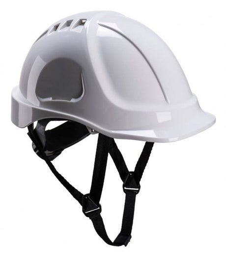 White Site Helmet with Chin Strap and Wheel PS55WHITE