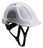 White Site Helmet with Chin Strap and Wheel PS55WHITE