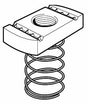 M10 Long Spring Channel Nut Stainless Steel. Unistrut compatible