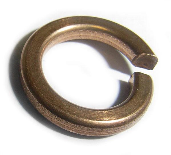 M8 Phosphor Bronze Square Section Single Coil Spring Washers DIN 7980