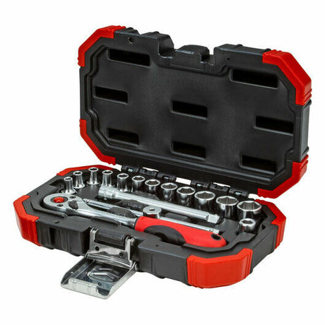 Gedore Red R49003016 1/4" Drive 16 Piece Metric Socket Set 4-13mm