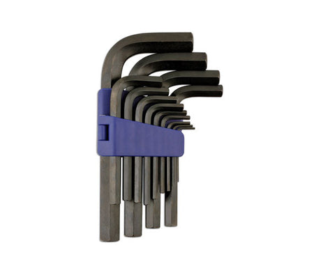 Laser 5786 13 Piece Hex Key Wrench Set 2, 2.5, 3, 4, 5, 6, 7, 8, 10, 12, 14, 17 & 19mm