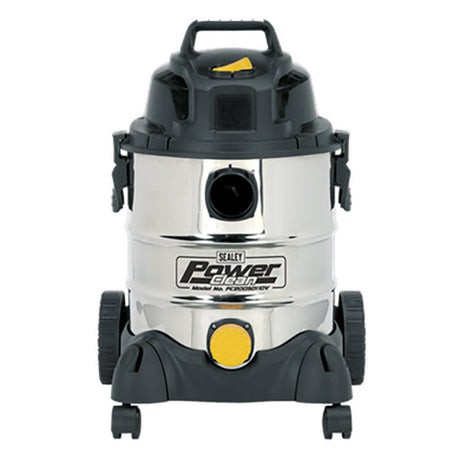 Sealey 20L Industrial Wet / Dry Vacuum Cleaner 1250W 110V Stainless Drum PC200SD110V