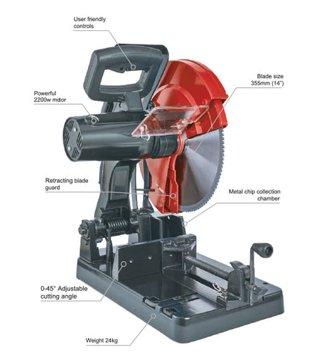 Rotabroach Element 14 TCT Metal Cut Off Saw 110V