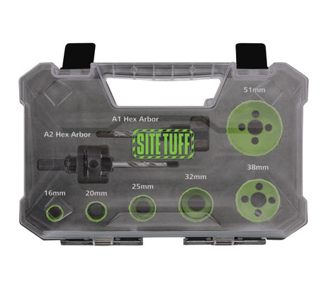 Site Tuff 8 Piece Electricians Holesaw Set GT40780