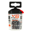 T30 x 25mm Addax X6 Impact Screwdriver Bit (Pack of 10) 30TX25X6