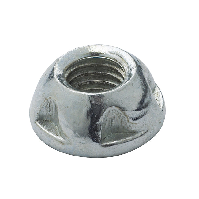 M6 Kinmar Nut Removable (KM6R) Hardened Steel Zinc Plated (CR-3)
