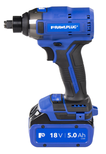 Rawlplug 18V Impact Drive Wrench Brushless with 2 x 5.0ah batteries R-PID18-XL2-UK