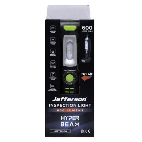 Jefferson HyperBeam 600 Lumens Inspection Light JEFTRCH36