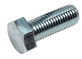 M16 x 45 Hexagon Head Set Screws High Tensile, Grade 10.9, Bright Zinc Plated, DIN 933