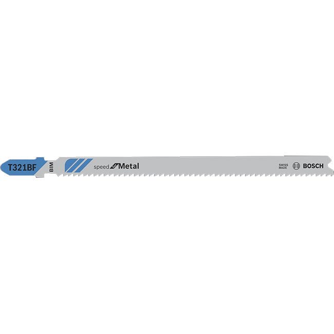 Bosch T321BF 132mm Bi-Metal Jigsaw Blades For Metal (Pack of 5) 2 608 636 707