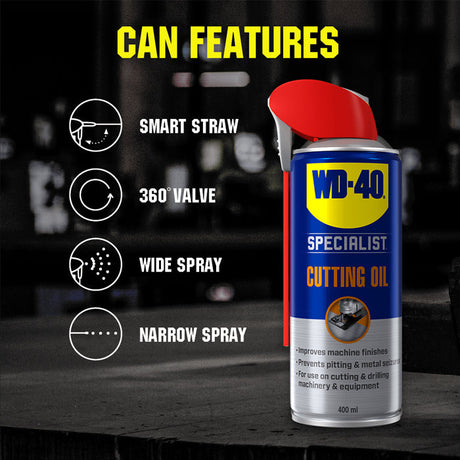 WD40 Specialist Cutting Oil, 400ml Smart Straw