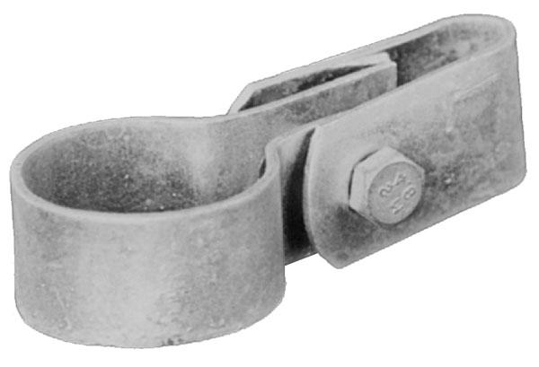 Single Mesh Clip C66 Size 5 (G20) Handrail Fitting, Galvanised (Kee Klamp Compatible 170-A27)