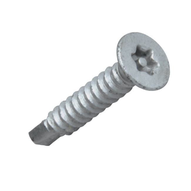 4.2 x 13mm Countersunk Head Resistorx T20 Self Drill Screw, Delta Protekt Coated Steel