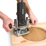 Trend 1/4 850W 1/4" Variable Speed Router 240V With Kitbox T4EK