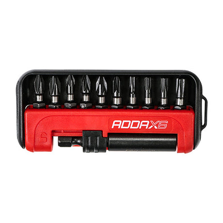 11 Piece Addax X6 Impact Screwdriver Bit Set 228447