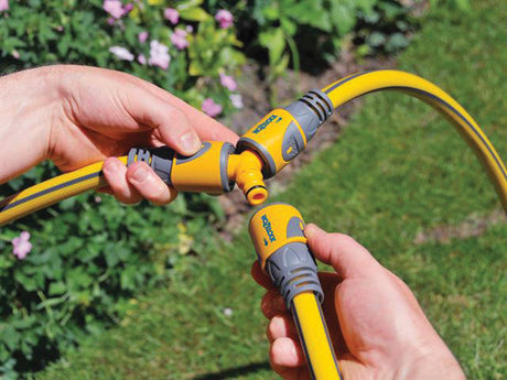 Hozelock HOZ2293 Plastic Male 3 Way Hose Connector Standard 1/2"