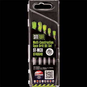 Site Tuff 5 piece Multi-construction Drill Bit Set GT40648