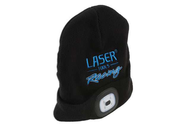 Laser Beanie with USB Rechargable Headlamp. 6899