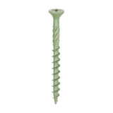 4.5 x 50 Timco Countersunk Decking Screw PZ2 Exterior Green 50TDECK