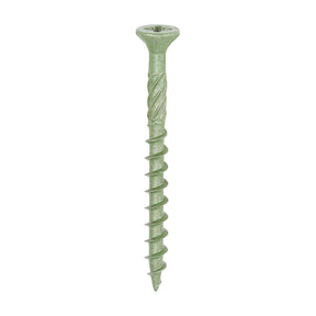 4.5 x 50 Timco Countersunk Decking Screw PZ2 Exterior Green 50TDECK