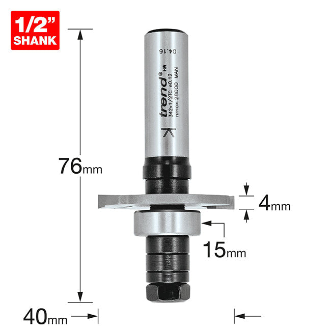 1/2" Biscuit Joiner Set 342X1/2TC