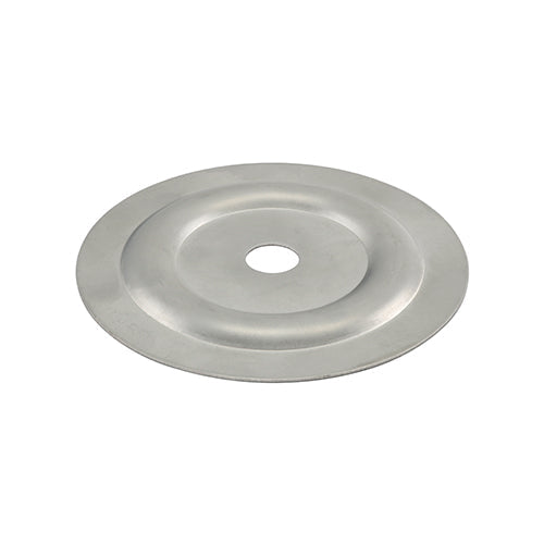 70mm Galvanised Insulation Disc 10mm Hole (Box of 100)