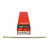 8.0 x 300 Timco Countersunk TX40 Clamp Fix C2 Woodscrews Yellow 80300C2C