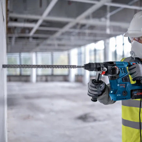 Bosch GBH 18V-28 CF Hammer Drill with 2 x 5.5ah Batteries in L-boxx *Refurbished*
