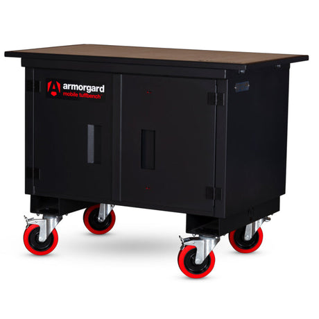 Armorgard Tuffbench Mobile Site Box with Wooden Top MBH12