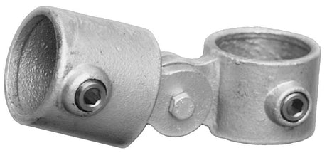 Single Swivel Combination C45 Size 9 (G50) Handrail Fitting, Galvanised 173-D60 (Kee Klamp Compatible C50-9)