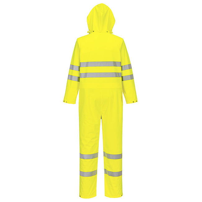 Portwest Sealtex Ultra Hi-viz Waterproof Rain Coverall, Yellow, Large