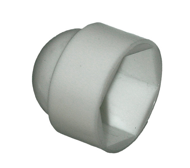 M5 (8mm) Nut & Bolt Cover Cap, Grey Plastic Polyethylene
