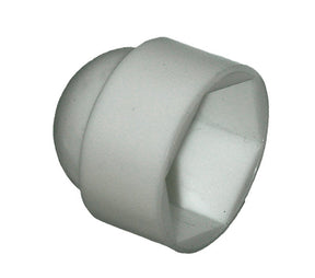 M5 (8mm) Nut & Bolt Cover Cap, Grey Plastic Polyethylene